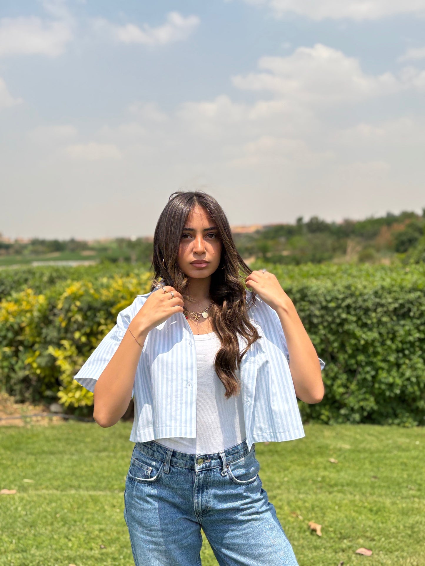 Stripped Cropped Popover