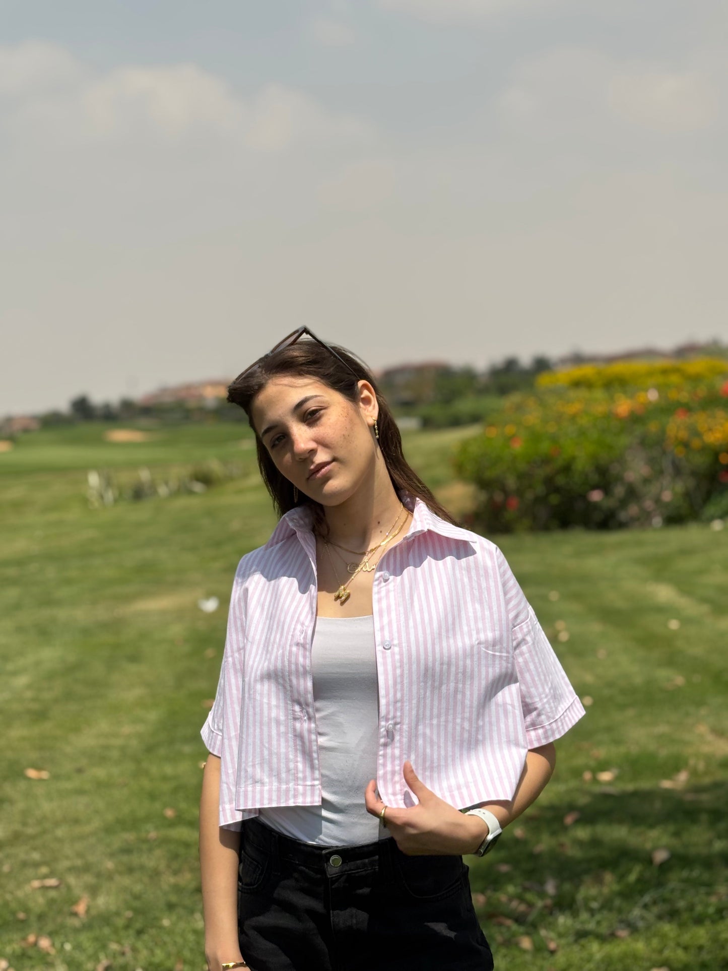 Stripped Cropped Popover